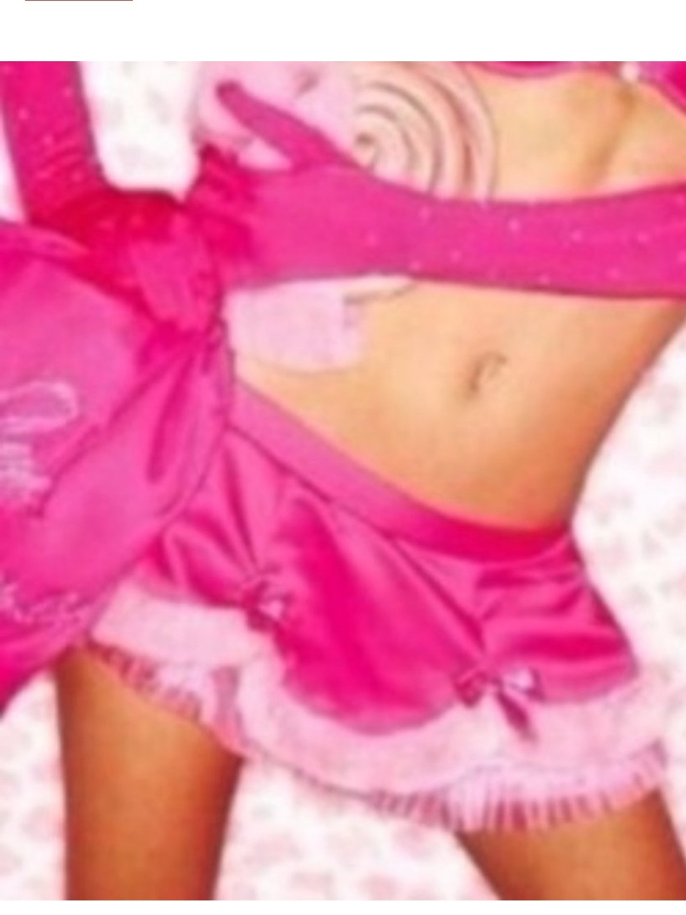 LIMITED EDITION VINTAGE Victoria SECRET SANTA BABY SEXY LITTLE THINGS skirt